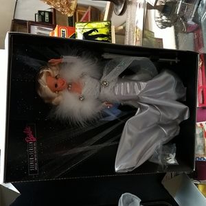 Mattel 1993 Silver Screen Barbie, 14.5" White dress